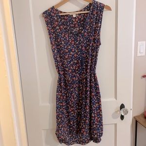 Lightweight floral tassel dress